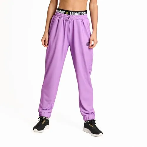 Leone1947 ABX214 pantalone tuta donna violetto jogger