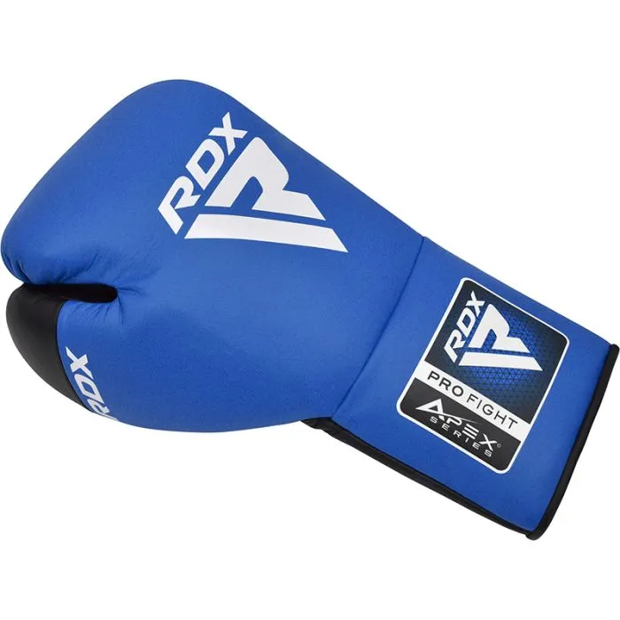 RDX Apex A3 Pro guantoni boxe lacci 10oz rossi
