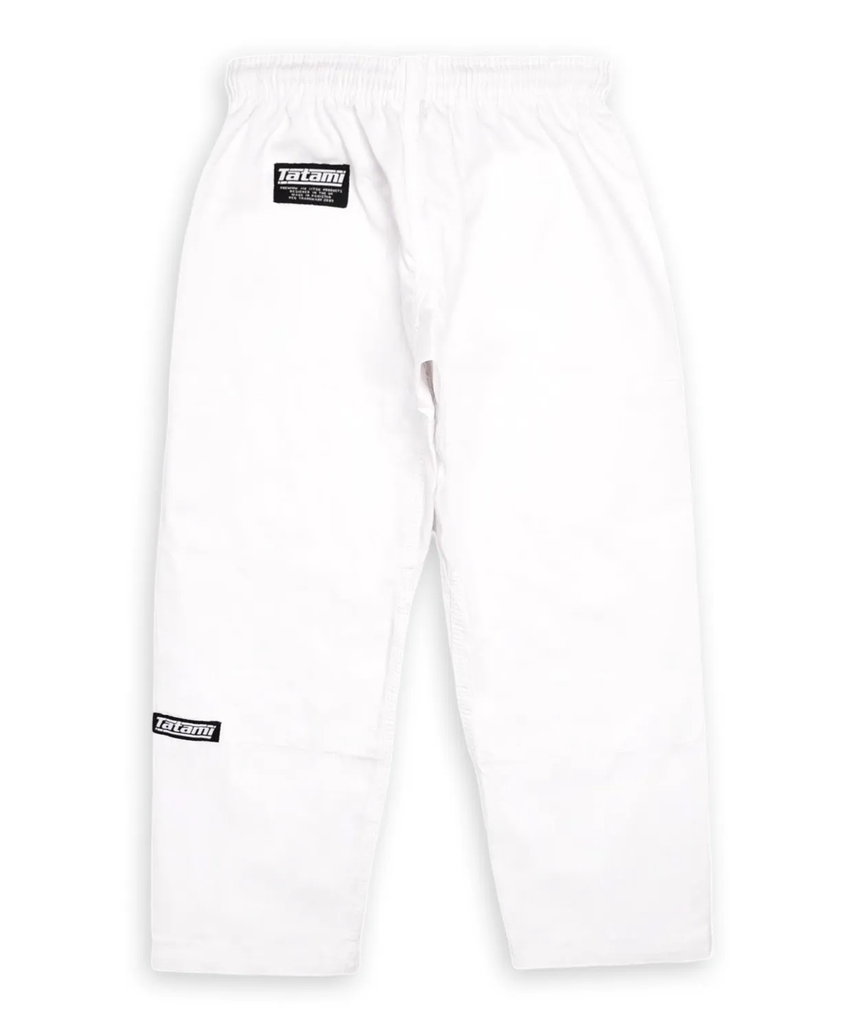 Tatami pantaloni kimono BJJ bambini twill cotone neri