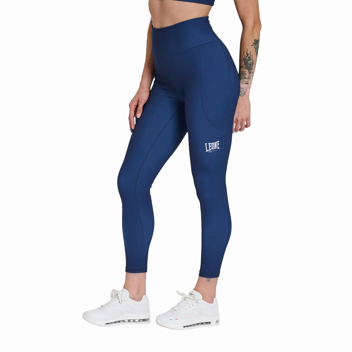 Leone1947 Logo ABX134 Leggings Donna neri allenamento