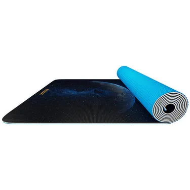 RDX D7 Iris tappetino yoga PVC 6mm blue dot