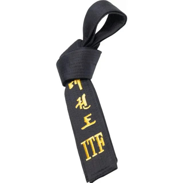TOP TEN Taekwon-Do ITF cintura ricamata cotone