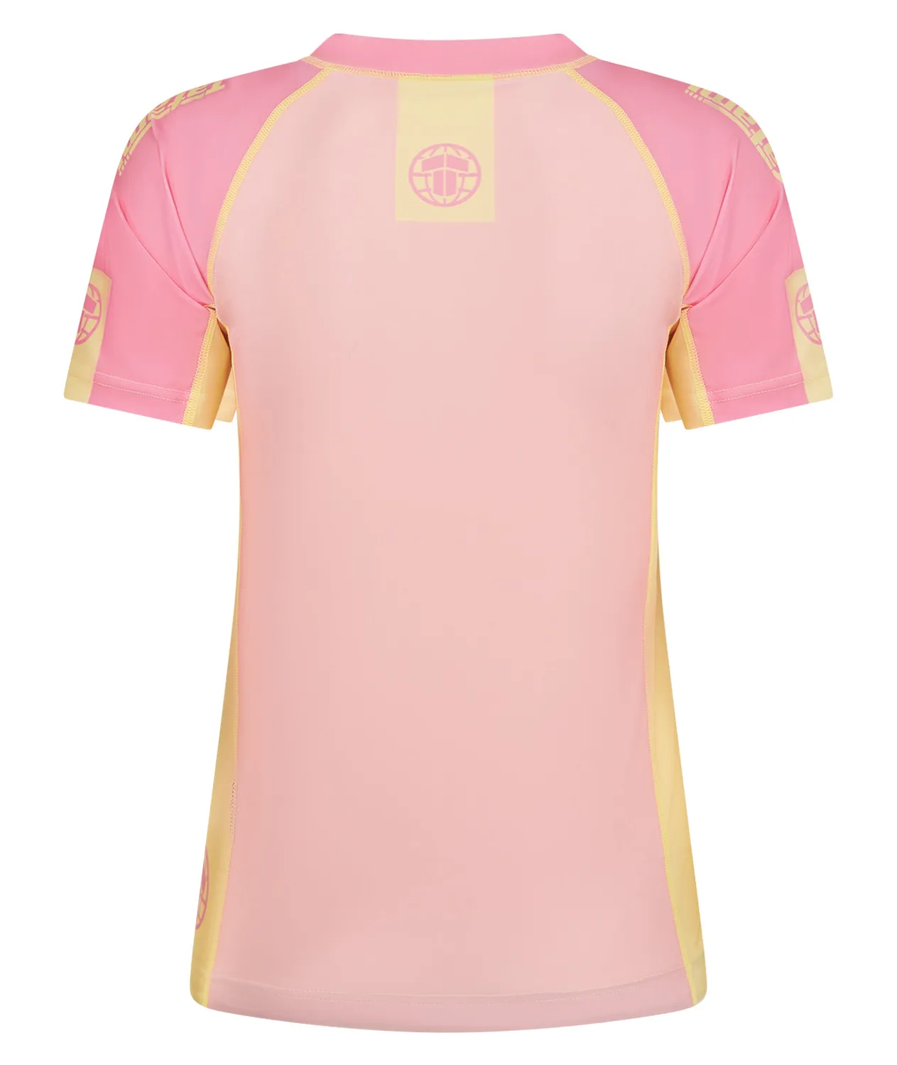 Tatami Contrast Candy rash guard donna manica corta rosa