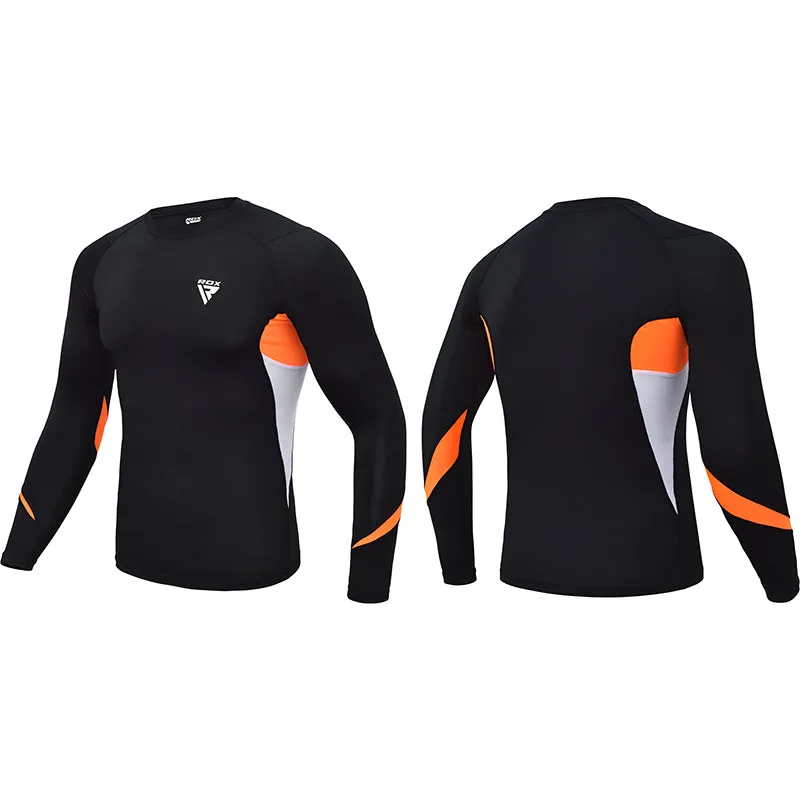 RDX L3 rash guard maniche lunghe compressione MMA