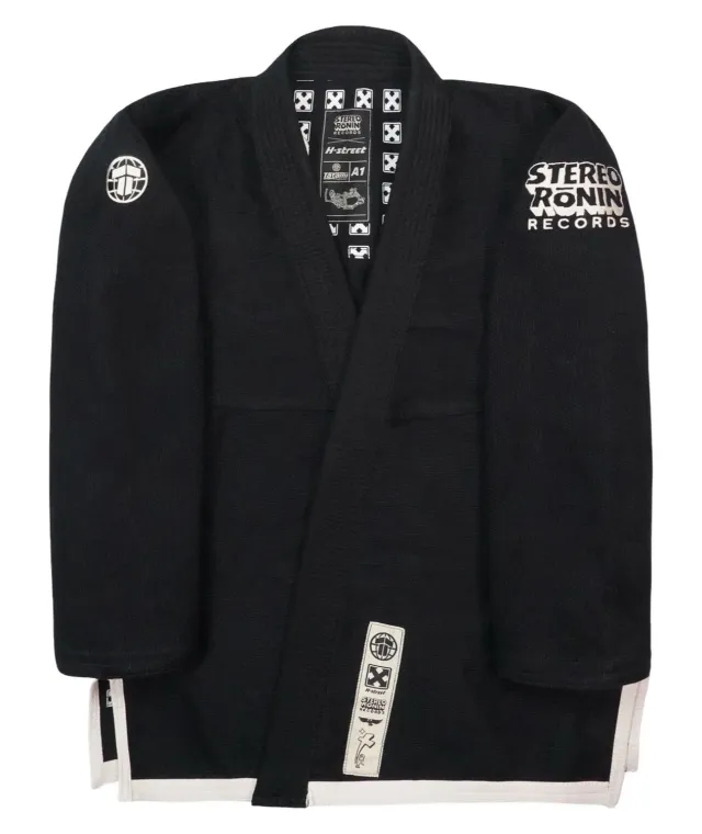 Tatami H-Street Kimono BJJ Nero A3 Leggero 375 gsm