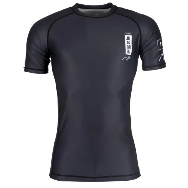 Tatami Fightwear Kanagawa rash guard nera manica corta
