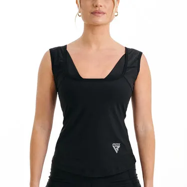RDX W1 canotta sauna donna senza zip termica