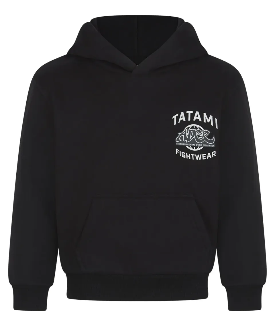 Tatami Fightwear X ADCC felpa oversize bambino nera pesante