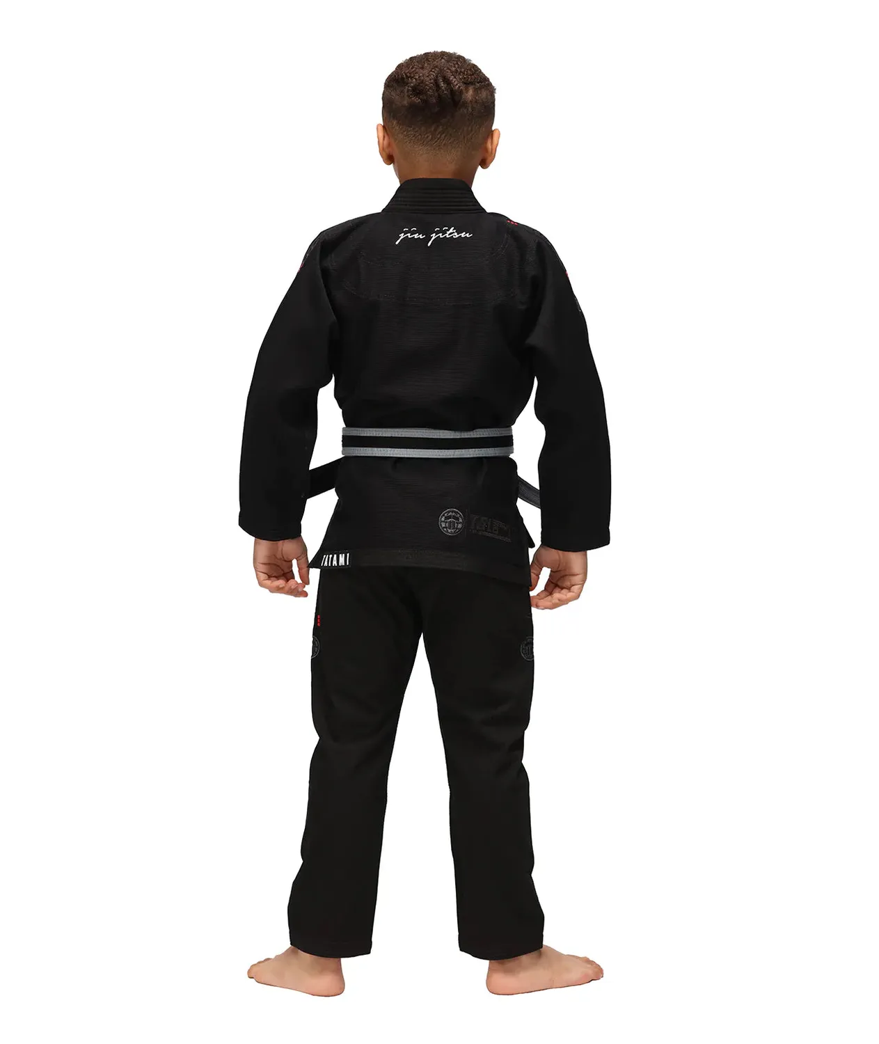 Tatami Fightwear Elements Superlite Kimono BJJ Bambino Nero Leggero