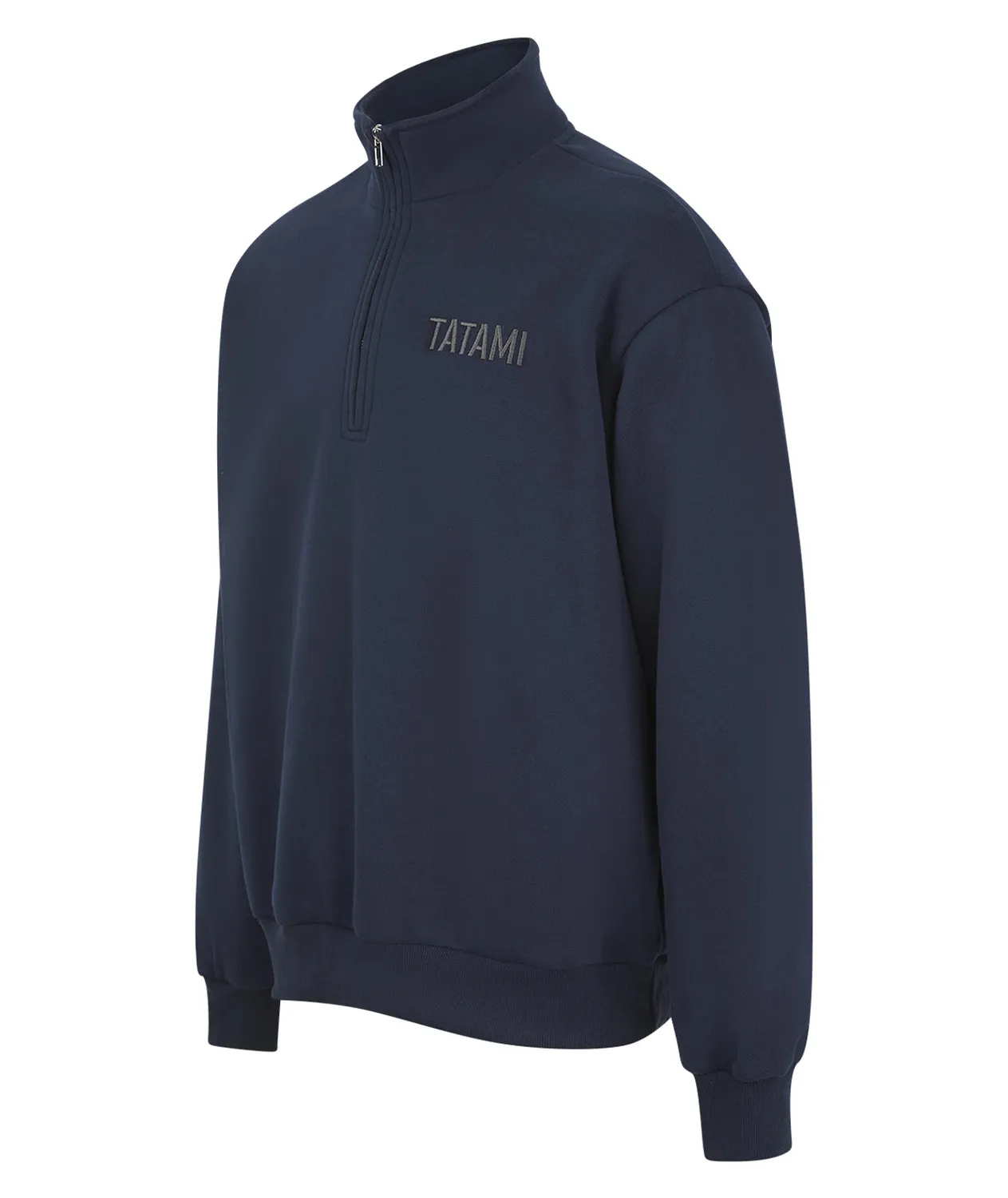 Tatami Fightwear Quarter Zip Felpa navy mezza zip uomo
