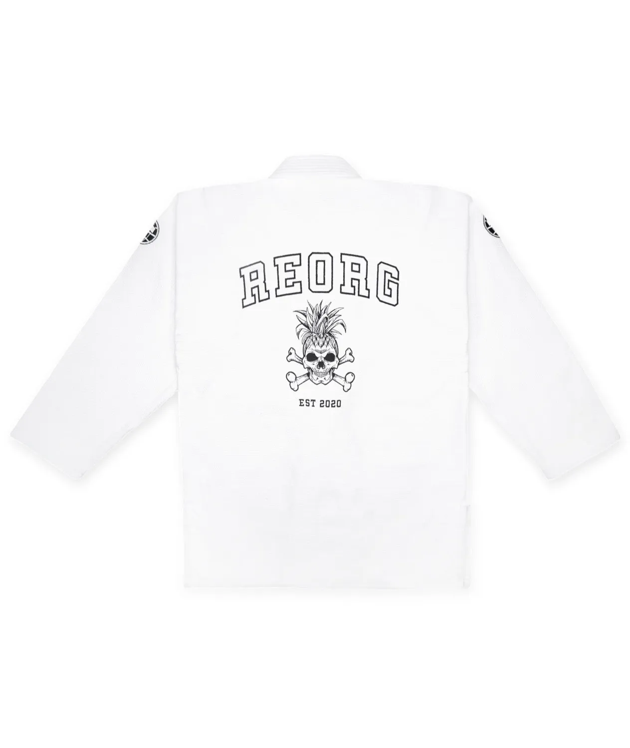 Tatami Reorg Varsity kimono BJJ bianco uomo
