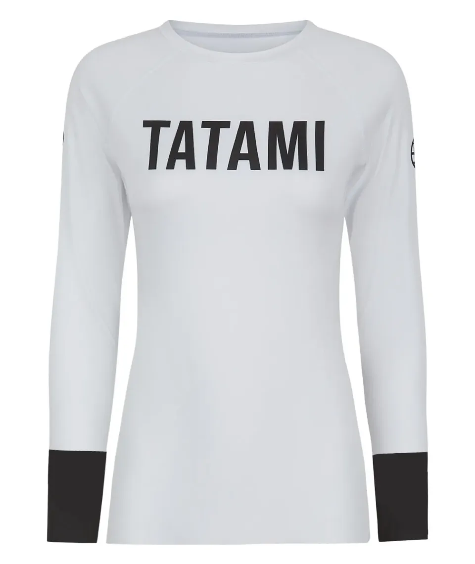 Tatami Helena Ranked rash guard donna bianca maniche lunghe