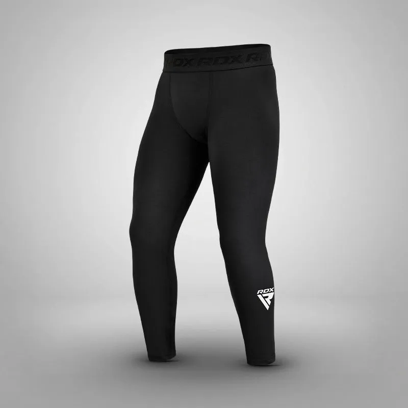 RDX Brave Leggings Compressione Neri Elasticizzati