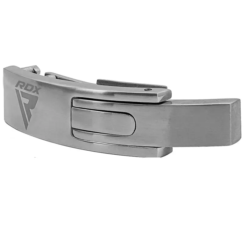 RDX T1 Fibbia Cintura Palestra acciaio inox singola