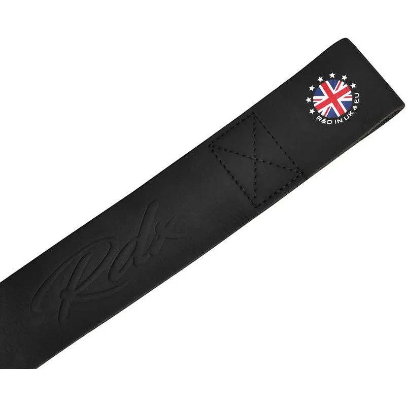 RDX S5 cinghie sollevamento pesi pelle nera 57cm
