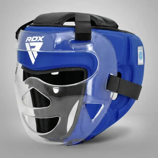 RDX T2 caschetto boxe protezione testa WAKO con maschera