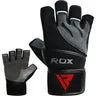 RDX L4 Guanti Palestra Pelle Nappa con Polsiera