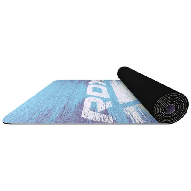 RDX D10 Tappetino Yoga Gomma 6mm Blu Antiscivolo
