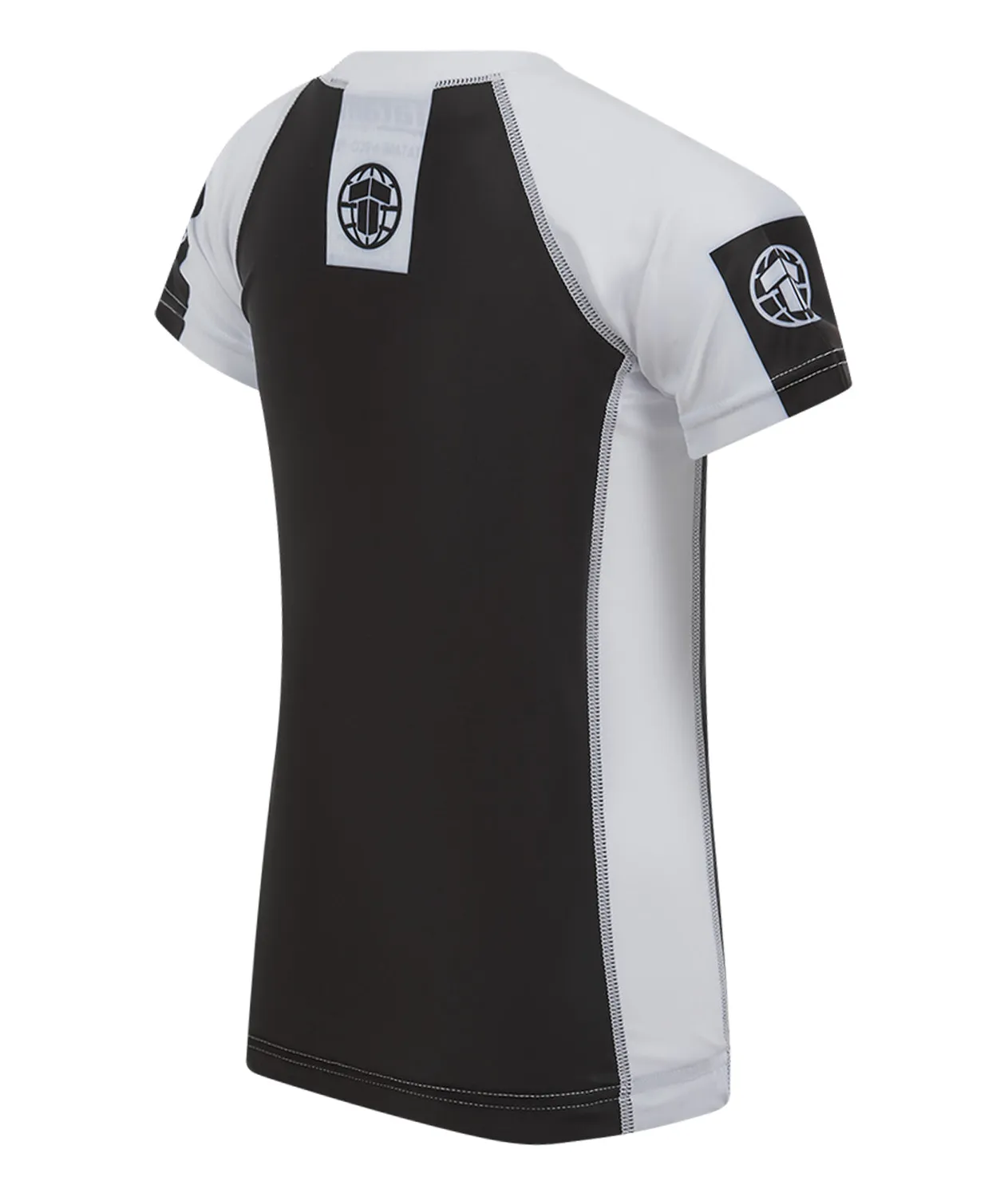 Tatami IBJJF Ranked rash guard bimbo bianca manica corta
