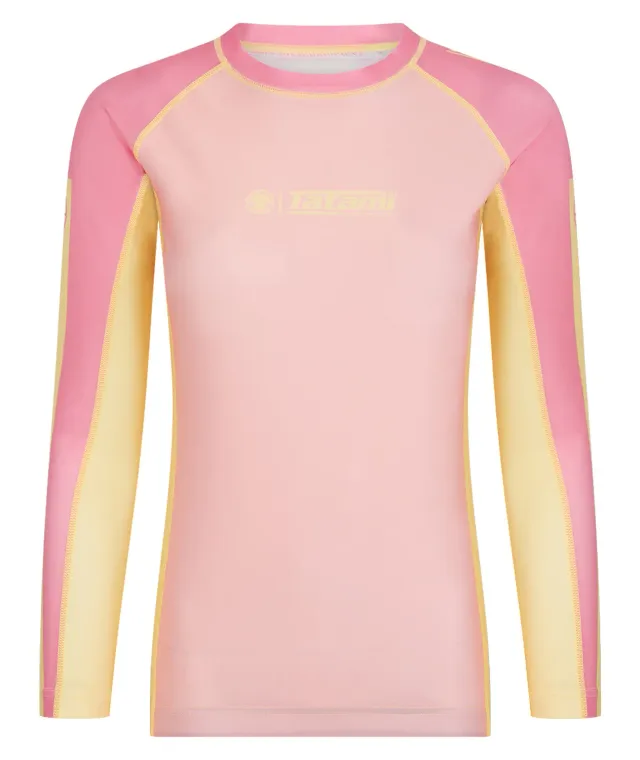 Tatami Ladies Contrast Long Sleeve rash guard candy riciclata