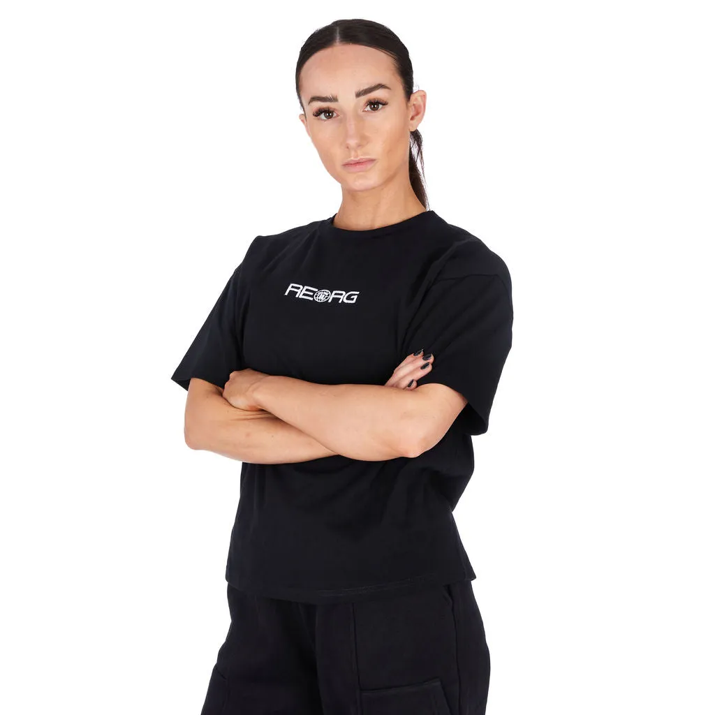 Tatami Reorg t-shirt donna nera maniche corte
