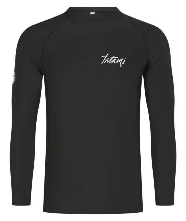 Tatami Rupture Rash Guard Manica Lunga Nera traspirante