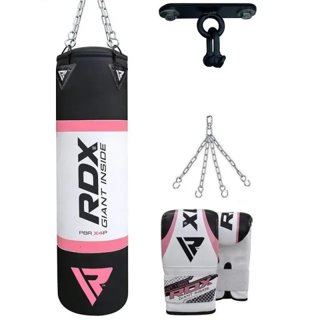 RDX X4 sacco boxe 4ft riempito con guanti