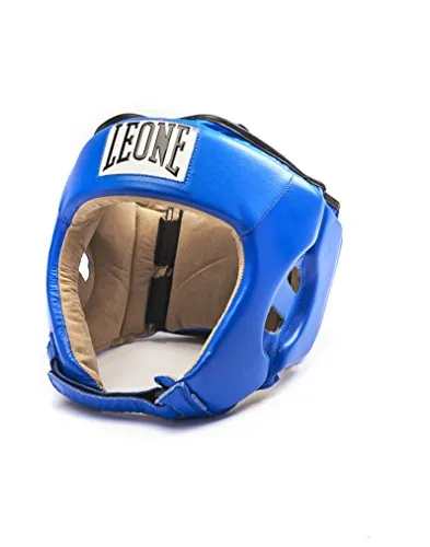 Leone 1947 Contest Casco Boxe Blu L Pelle Protezione