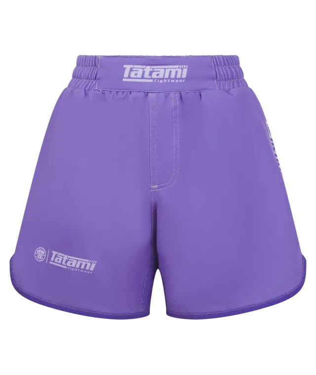Tatami Fightwear Contrast High Cut shorts donna viola riciclati