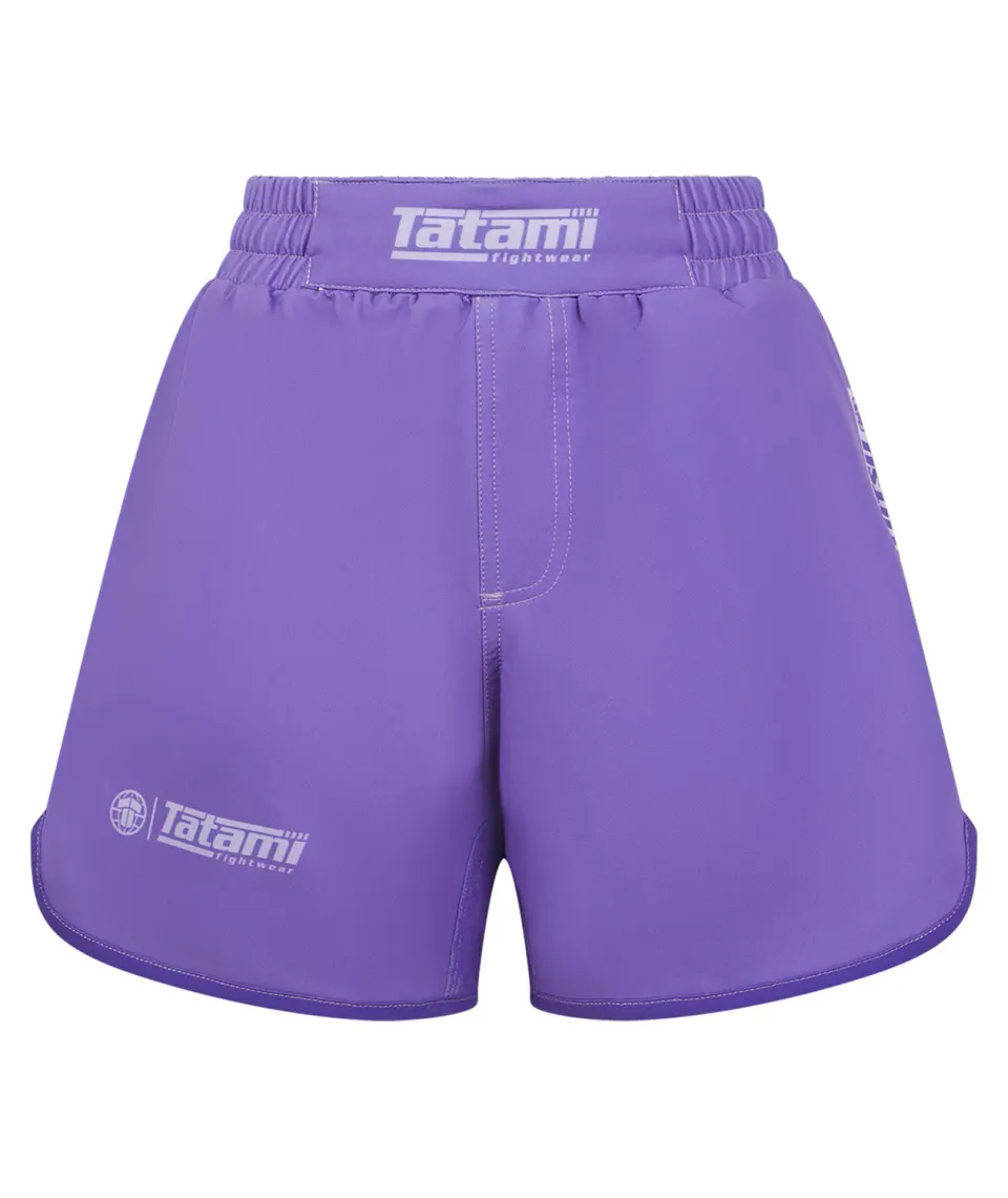 Tatami Fightwear Contrast High Cut shorts donna viola riciclati