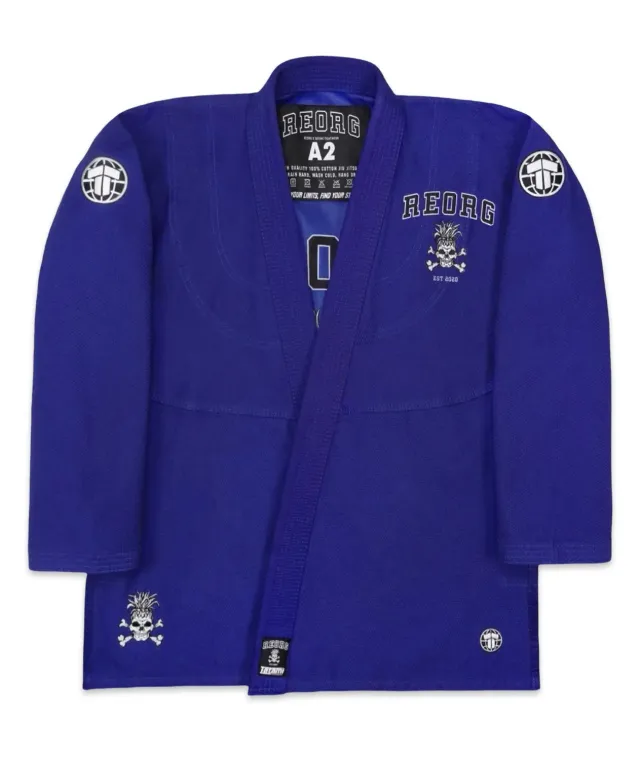 Tatami Fightwear Reorg Varsity Gi BJJ Blu Uomo 375 GSM