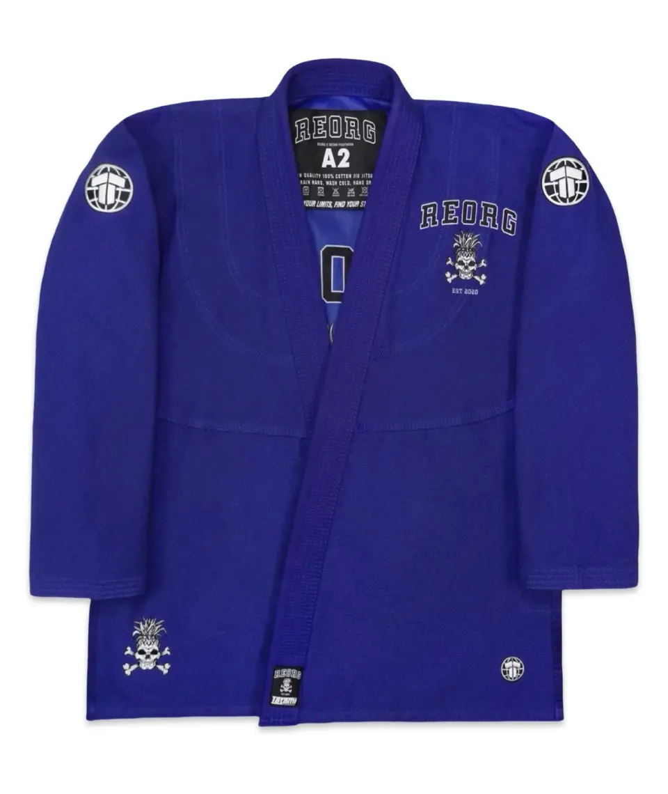 Tatami Fightwear Reorg Varsity Gi BJJ Blu Uomo 375 GSM