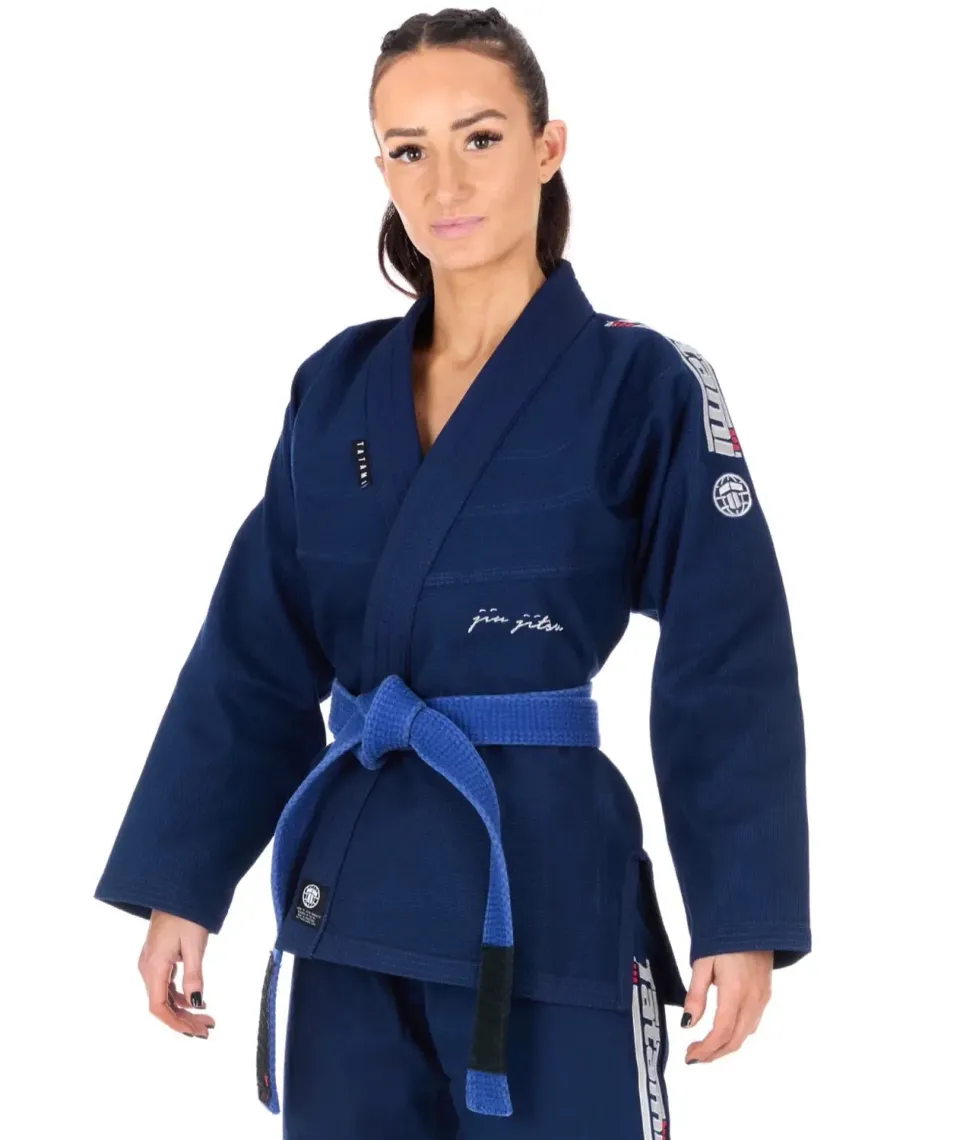 Tatami Elements Superlite kimono BJJ donna blu navy leggero