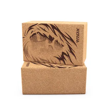 RDX D1 blocco yoga sughero naturale antiscivolo