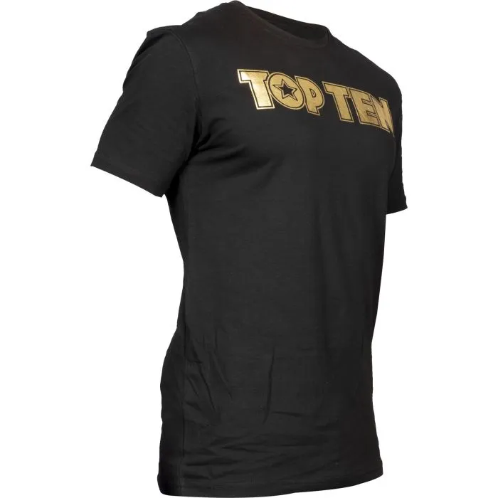 TOP TEN Athlete t-shirt fitness cotone elasticizzata
