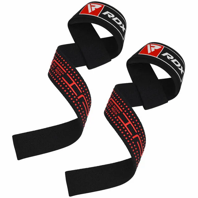 RDX S4 straps sollevamento pesi cotone con grip