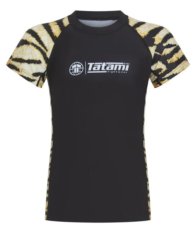 Tatami Recharged rash guard bimbo tigre gialla
