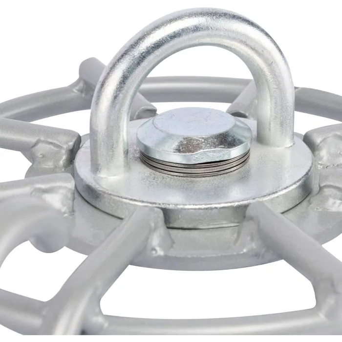 TOP TEN Quad Pro System sospensione sacco boxe argento acciaio