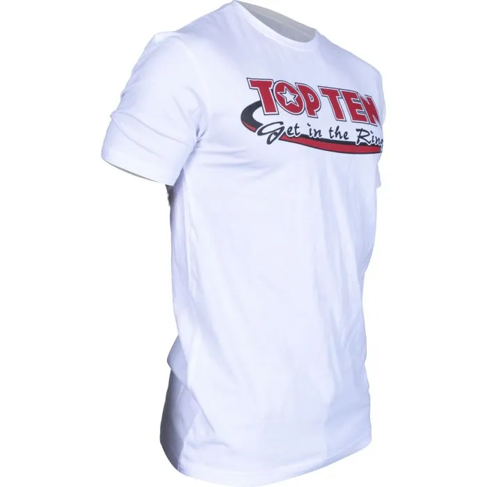 TOP TEN Original Get in the Ring T-Shirt cotone