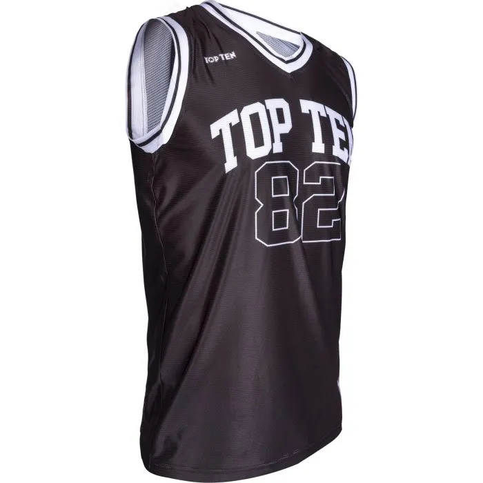TOP TEN Fighter Jersey canotta fitness poliestere