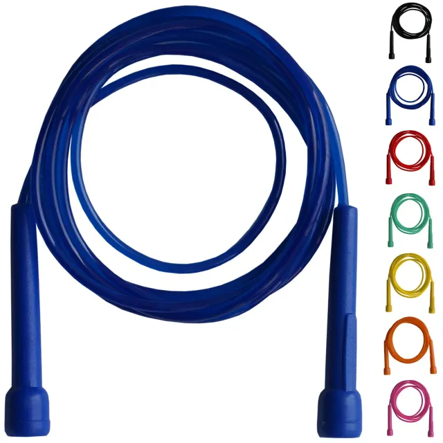 Farabi Corda Salto Fitness Blu Nylon 2,7 m
