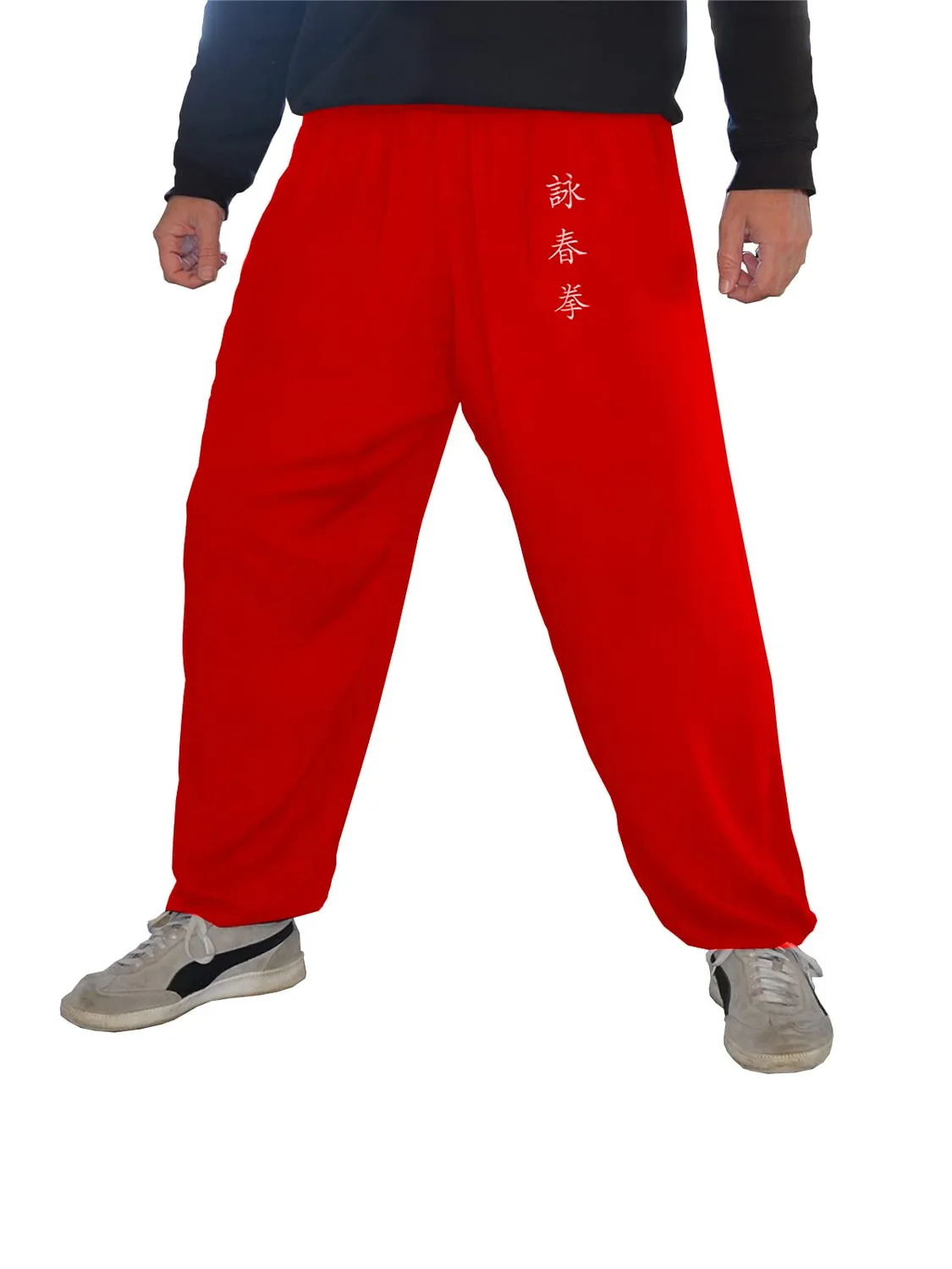 TAO Kung Fu pantaloni viscosa arti marziali Nero Kung Fu
