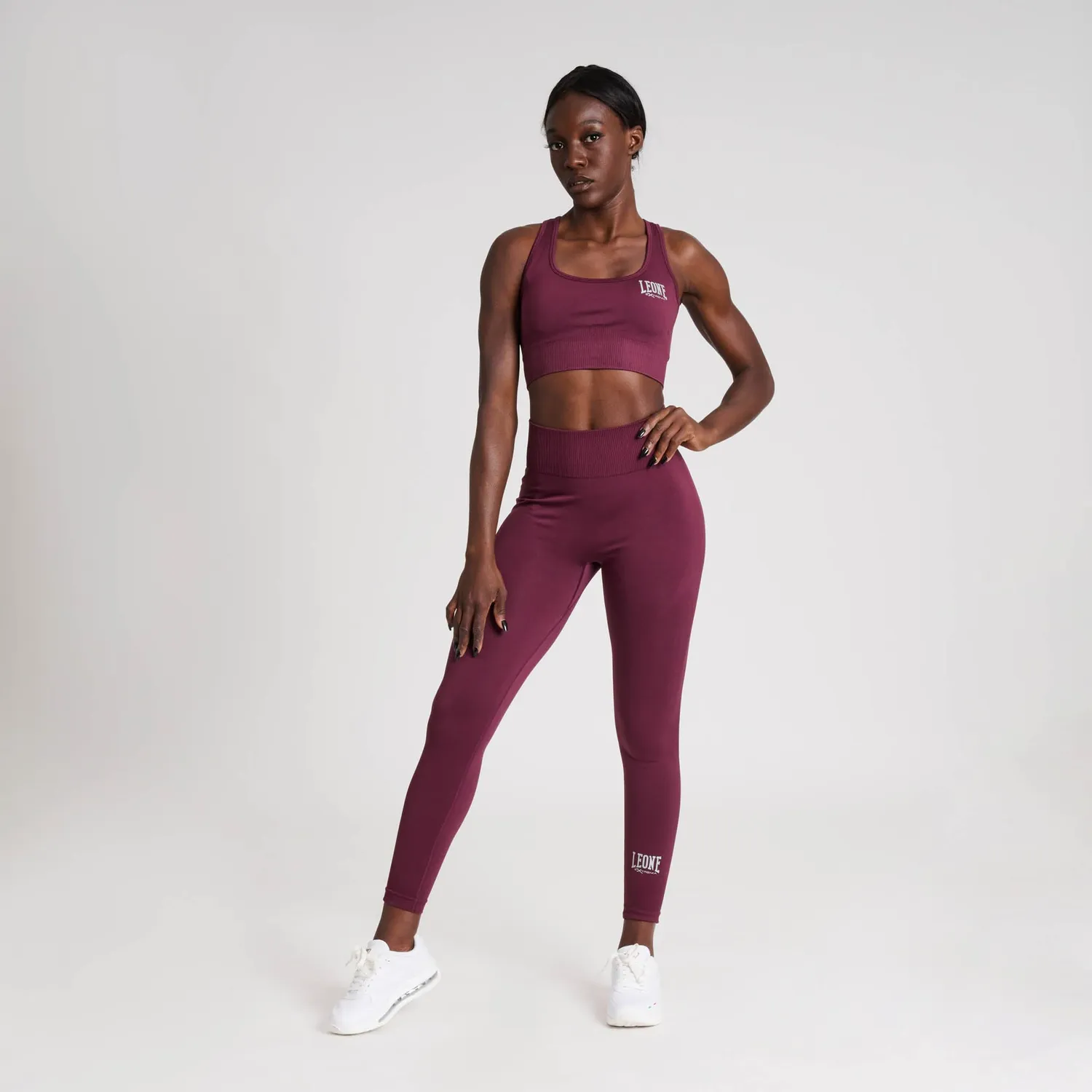 Leone1947 Logo ABX125 Leggings Donna XS elasticizzati palestra