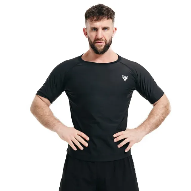 RDX M1 T-Shirt Sauna Uomo Nera L Elasticizzata