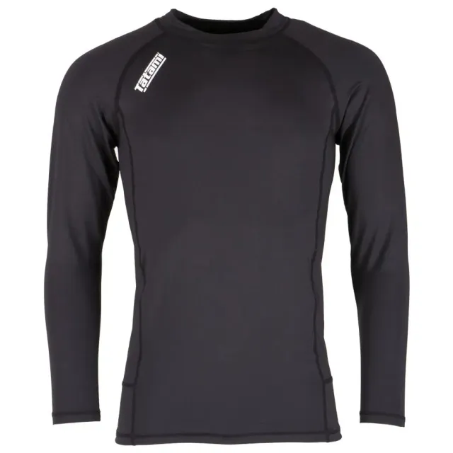 Tatami Fightwear Nova rash guard maniche lunghe nero