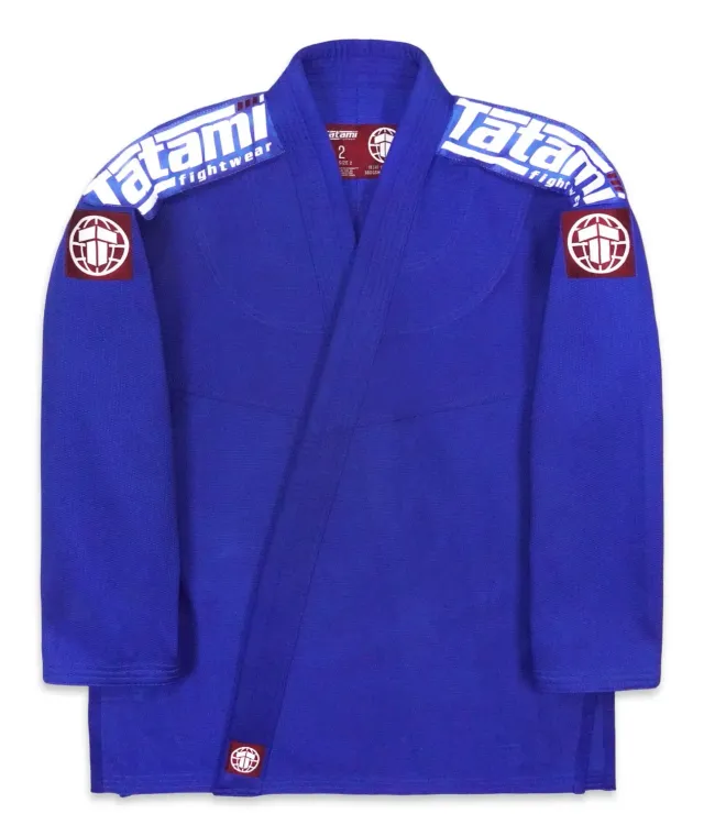 Tatami Nova Competidor kimono BJJ donna blu con cintura