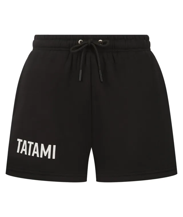 Tatami Ladies Luxe Leisure Shorts donna neri felpati