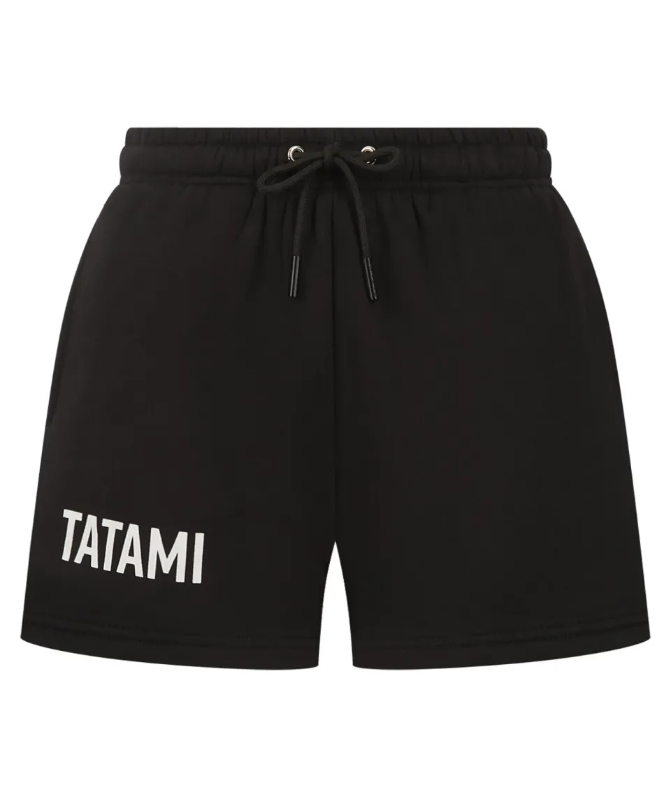 Tatami Ladies Luxe Leisure Shorts donna neri felpati