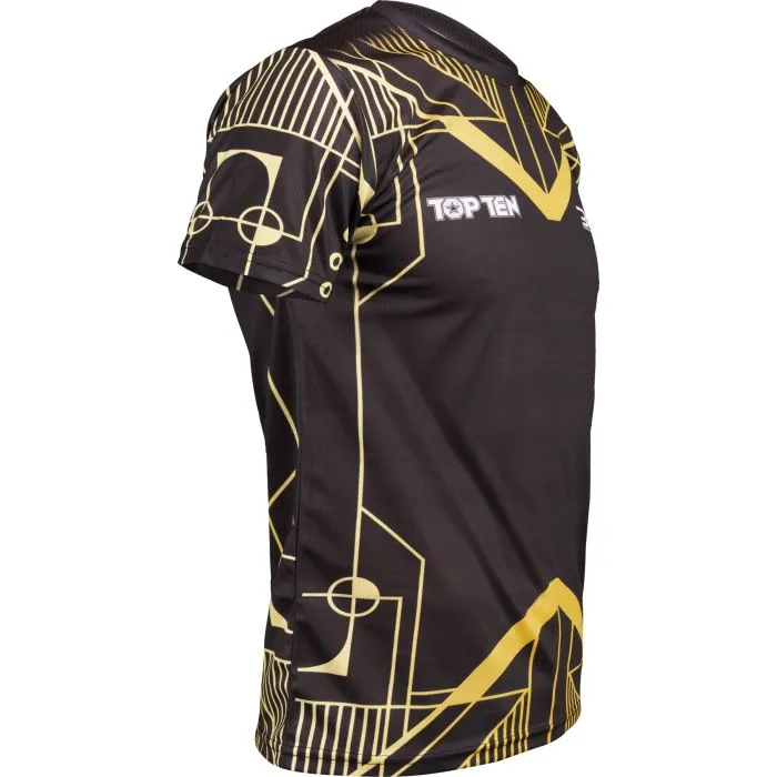 TOP TEN Brave t-shirt MMA poliestere fitness