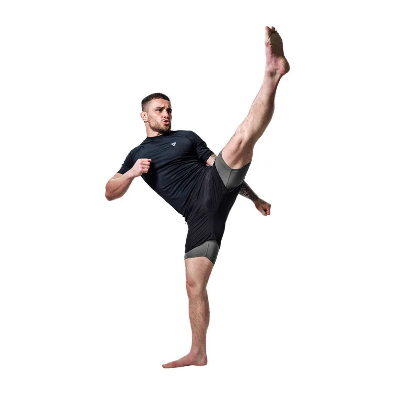 RDX T16 Pantaloncini Compressione 2 in 1 MMA con Tasche